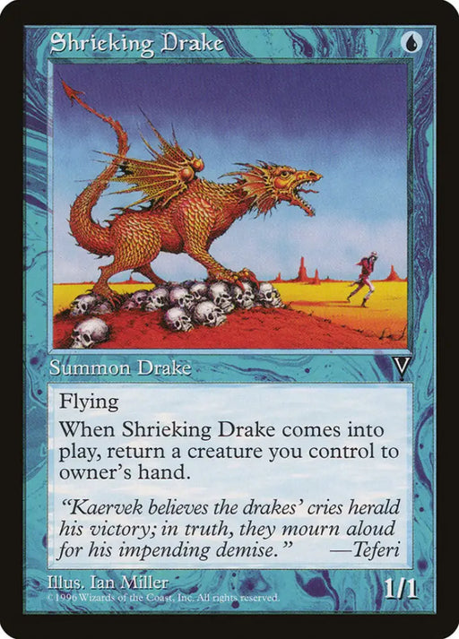 Shrieking Drake [Visions] - MTG Single