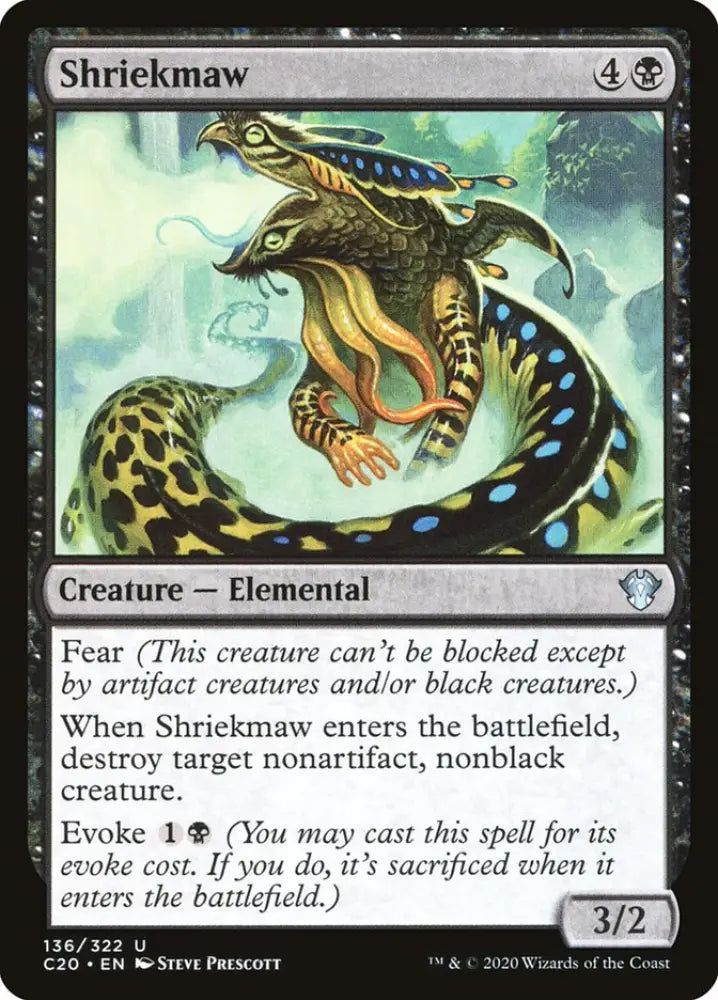 Shriekmaw [Commander 2020] - MTG Single