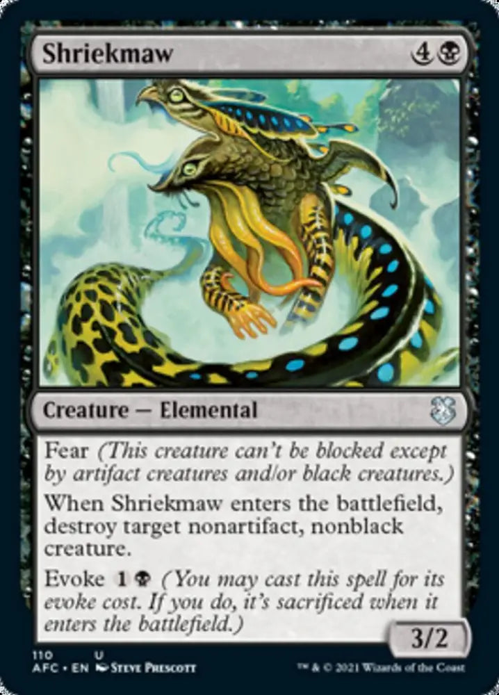 Shriekmaw [Dungeons & Dragons: Adventures in the Forgotten Realms Commander] - MTG Single