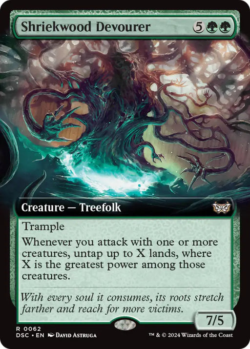 Shriekwood Devourer (Extended Art) [Duskmourn: House of Horror Commander] - MTG Single