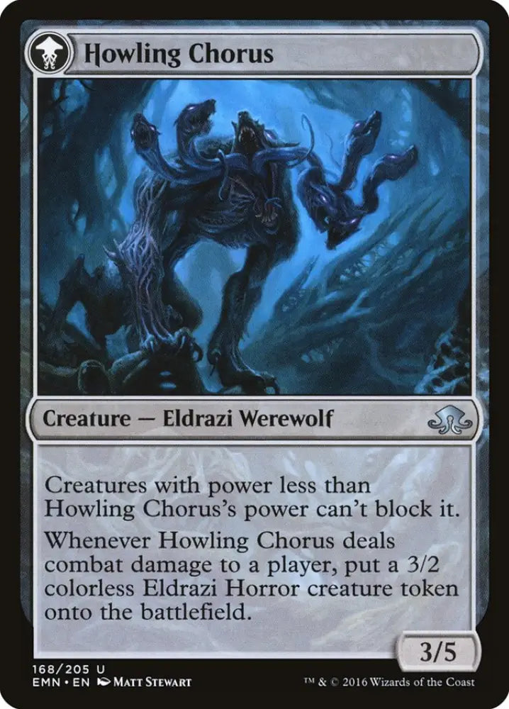Shrill Howler // Howling Chorus [Eldritch Moon] - MTG Single