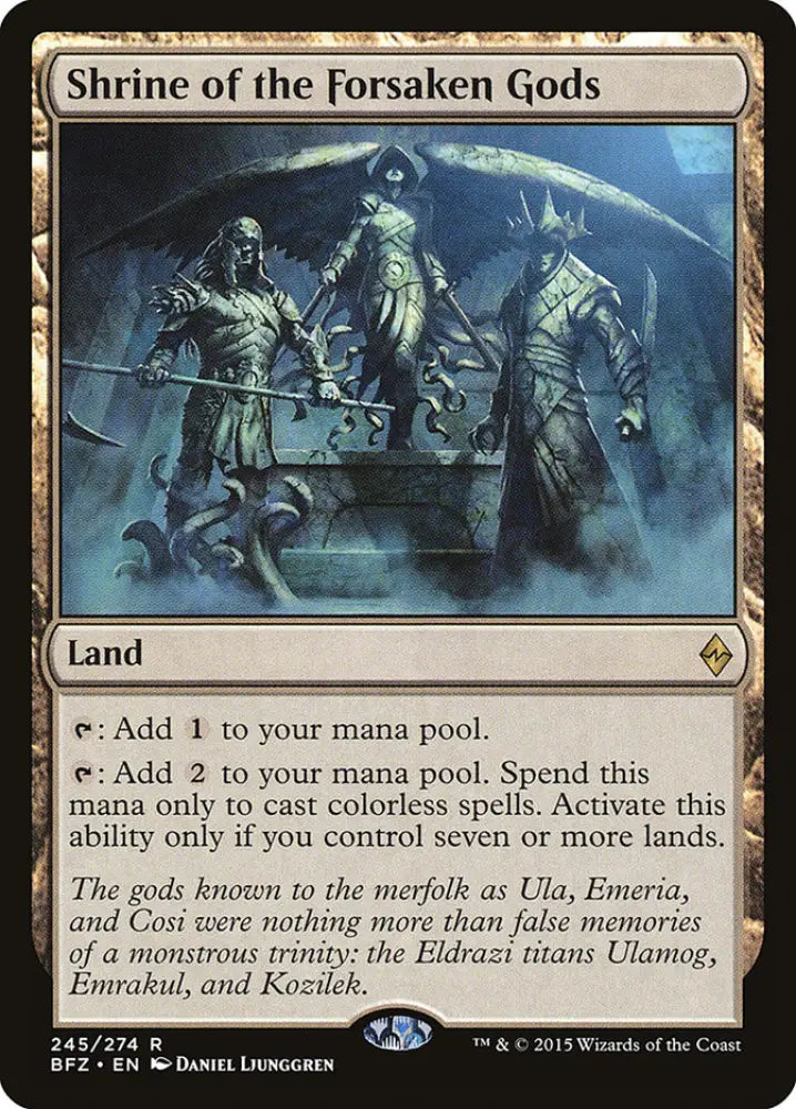 Shrine of the Forsaken Gods [Battle for Zendikar] - MTG Single