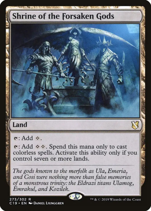 Shrine of the Forsaken Gods [Commander 2019] - MTG Single