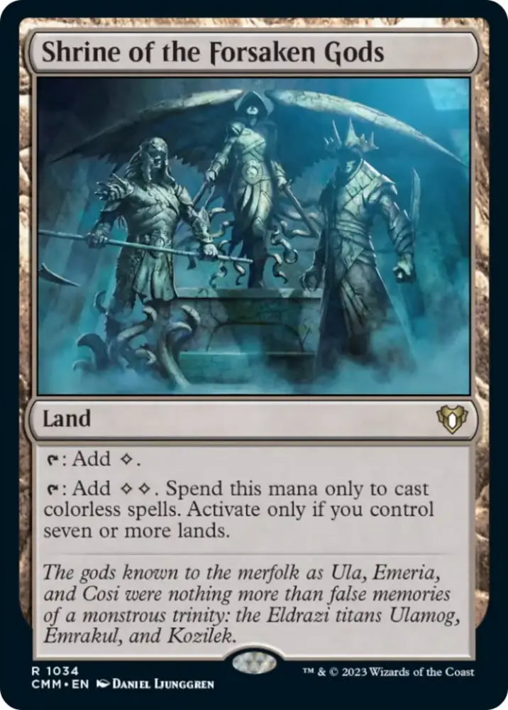 Shrine of the Forsaken Gods [Commander Masters] - MTG Single