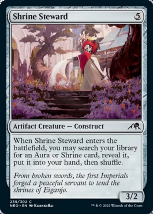 Shrine Steward [Kamigawa: Neon Dynasty] - MTG Single