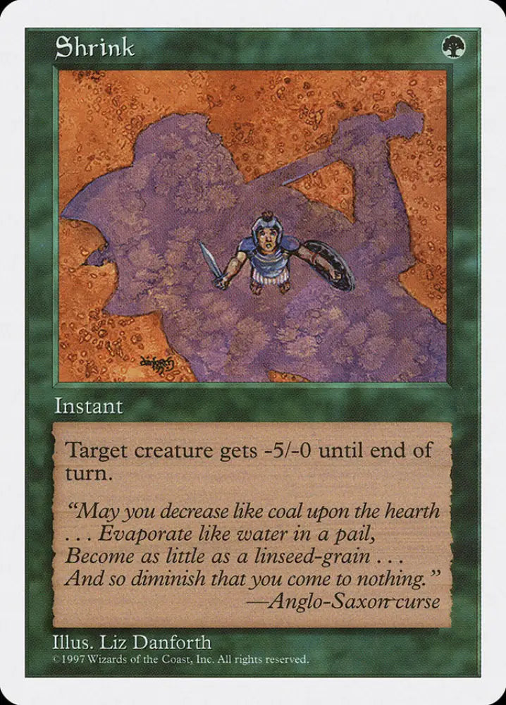 Shrink [Fifth Edition] - MTG Single