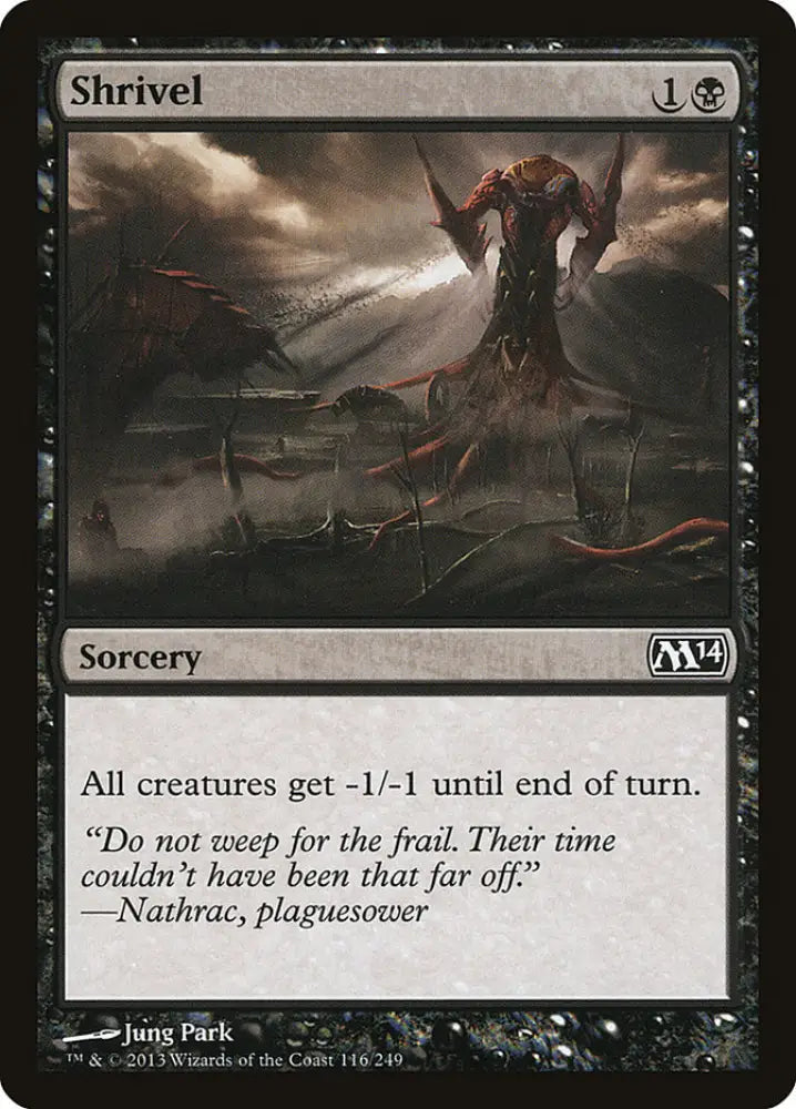 Shrivel [Magic 2014] - MTG Single