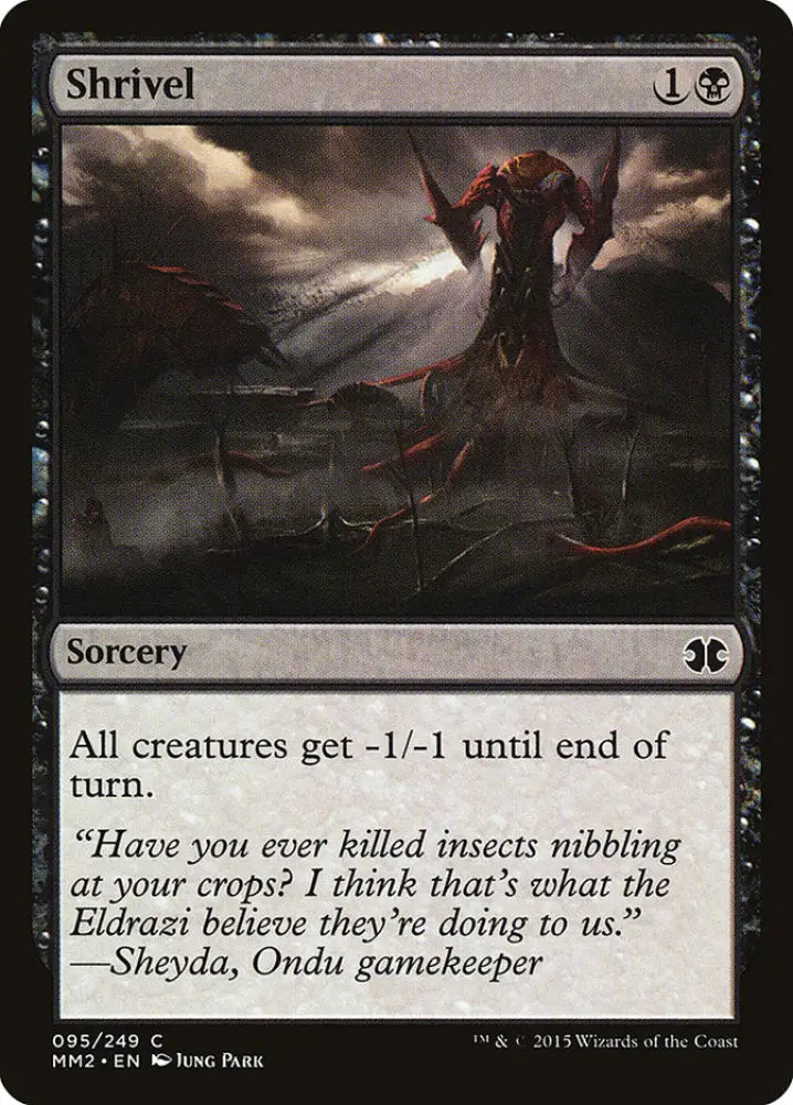 Shrivel [Modern Masters 2015] - MTG Single