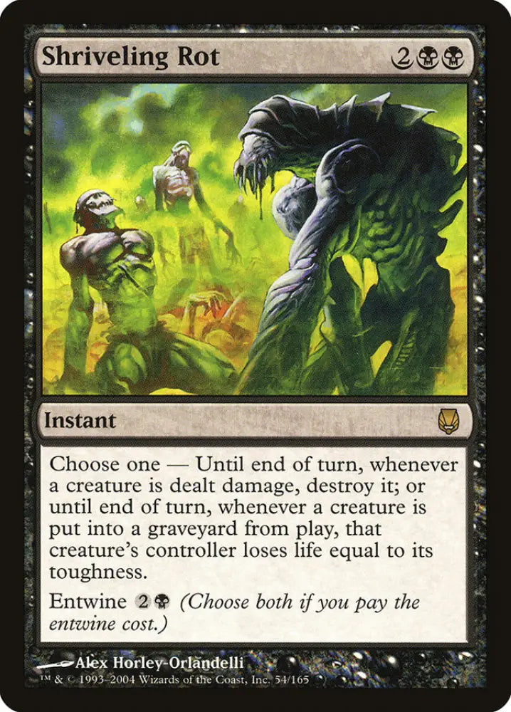 Shriveling Rot [Darksteel] - MTG Single