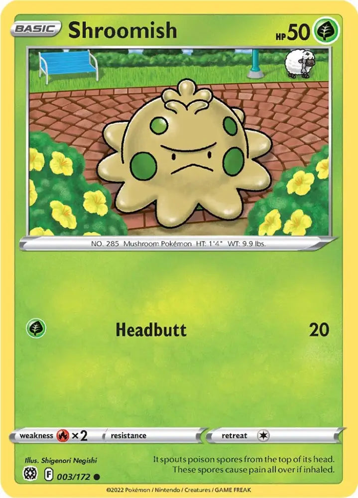 Shroomish (003/172) [Sword & Shield: Brilliant Stars] - Pokemon Single