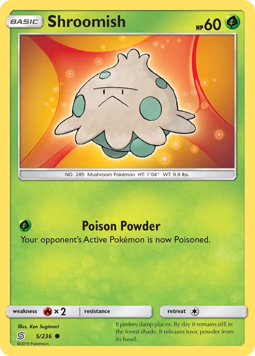 Shroomish (5/236) [Sun & Moon: Unified Minds] - Pokemon Single
