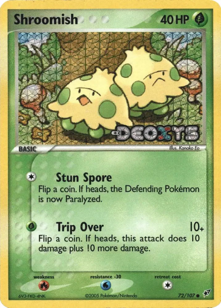 Shroomish (72/107) (Stamped) [EX: Deoxys] - Pokemon Single