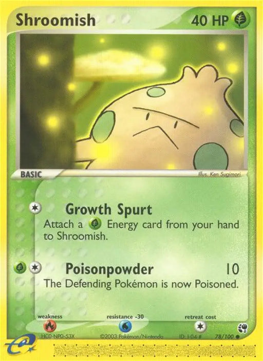 Shroomish (78/100) [EX: Sandstorm] - Pokemon Single