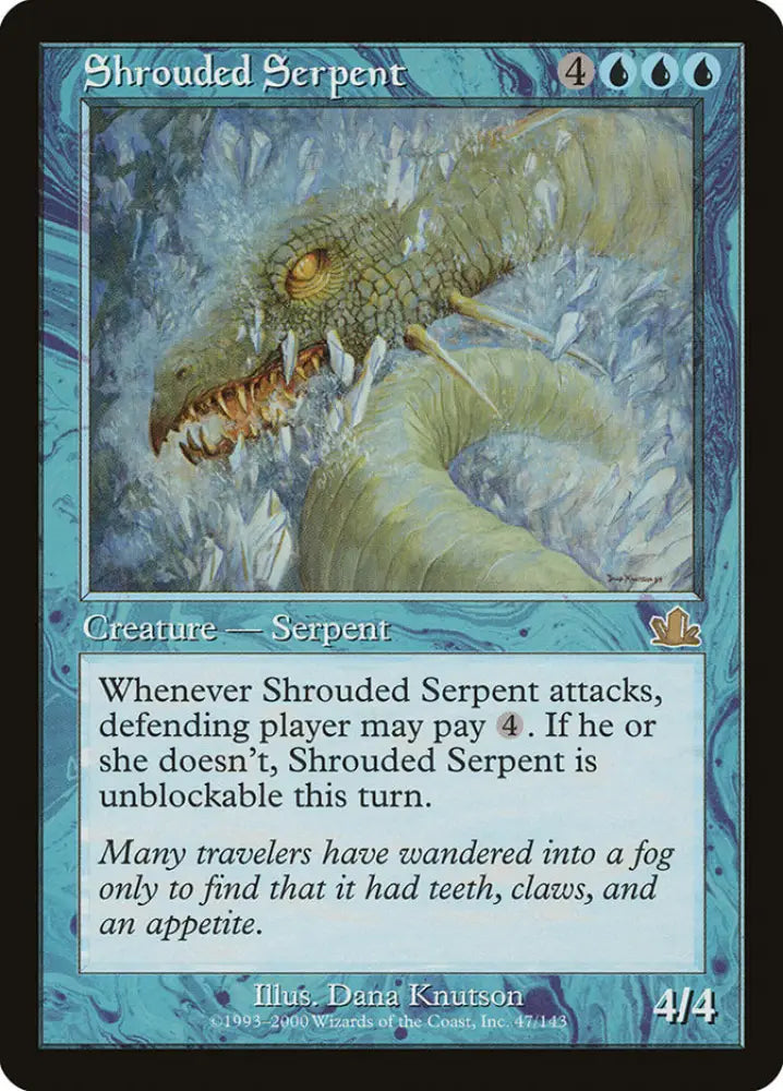 Shrouded Serpent [Prophecy] - MTG Single