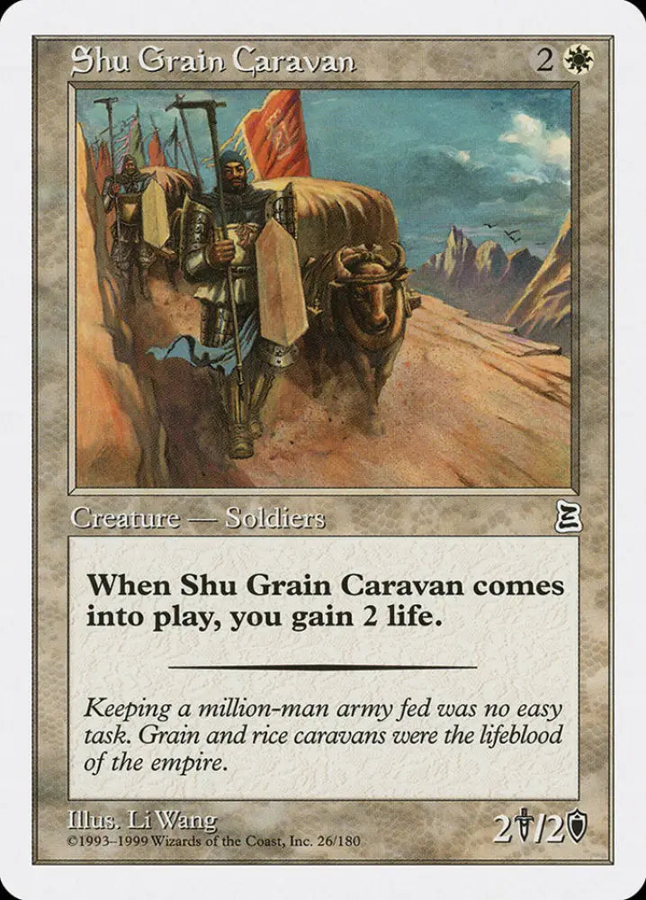 Shu Grain Caravan [Portal Three Kingdoms] - MTG Single