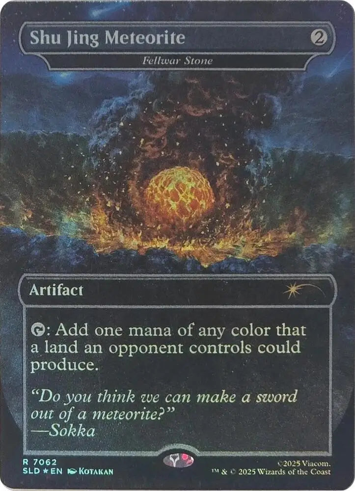 Shu Jing Meteorite - Fellwar Stone (Rainbow Foil) (7062) [Secret Lair Drop]