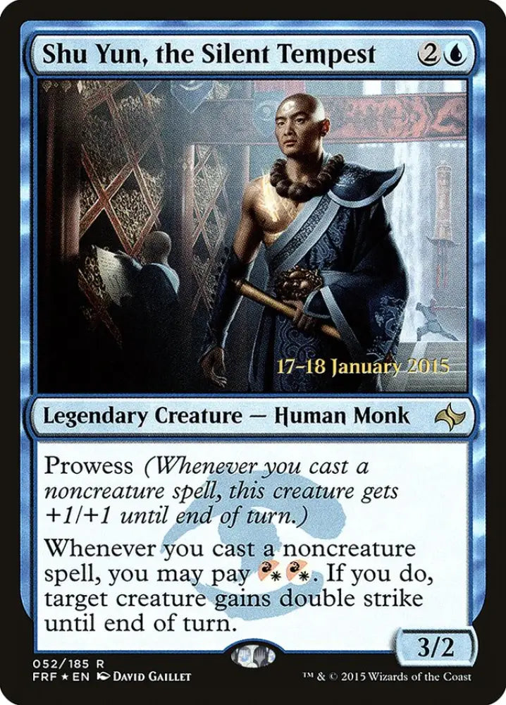 Shu Yun the Silent Tempest [Fate Reforged Prerelease Promos] - MTG Single