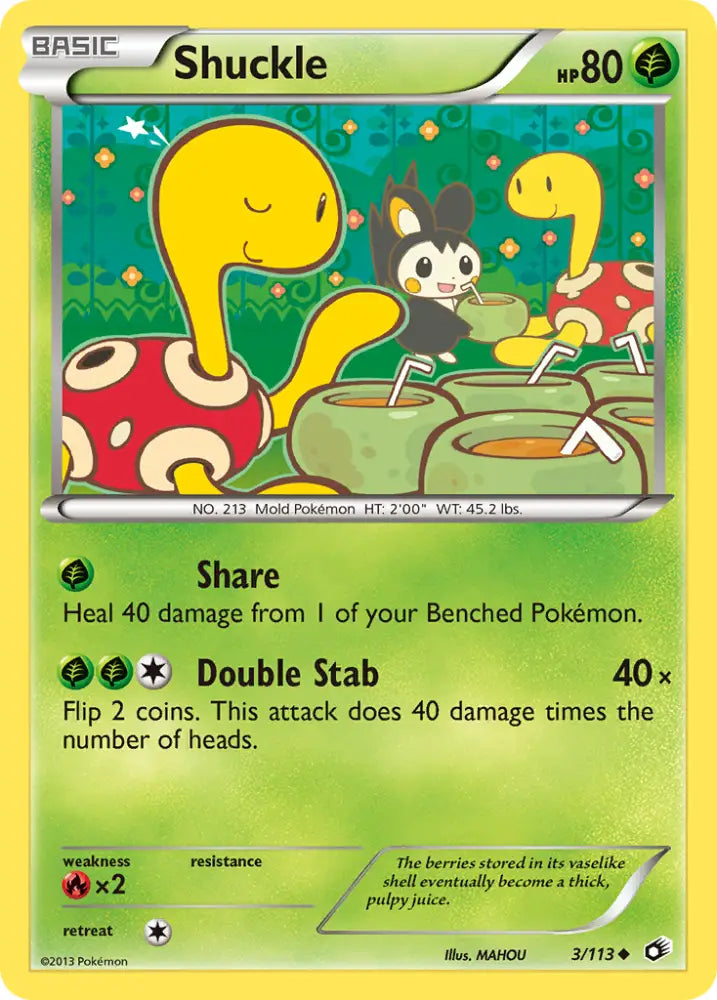 Shuckle (3/113) [Black & White: Legendary Treasures] - Pokemon Single