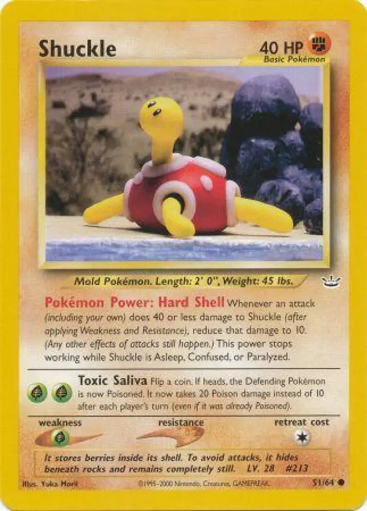 Shuckle (51/64) [Neo Revelation Unlimited] - Pokemon Single