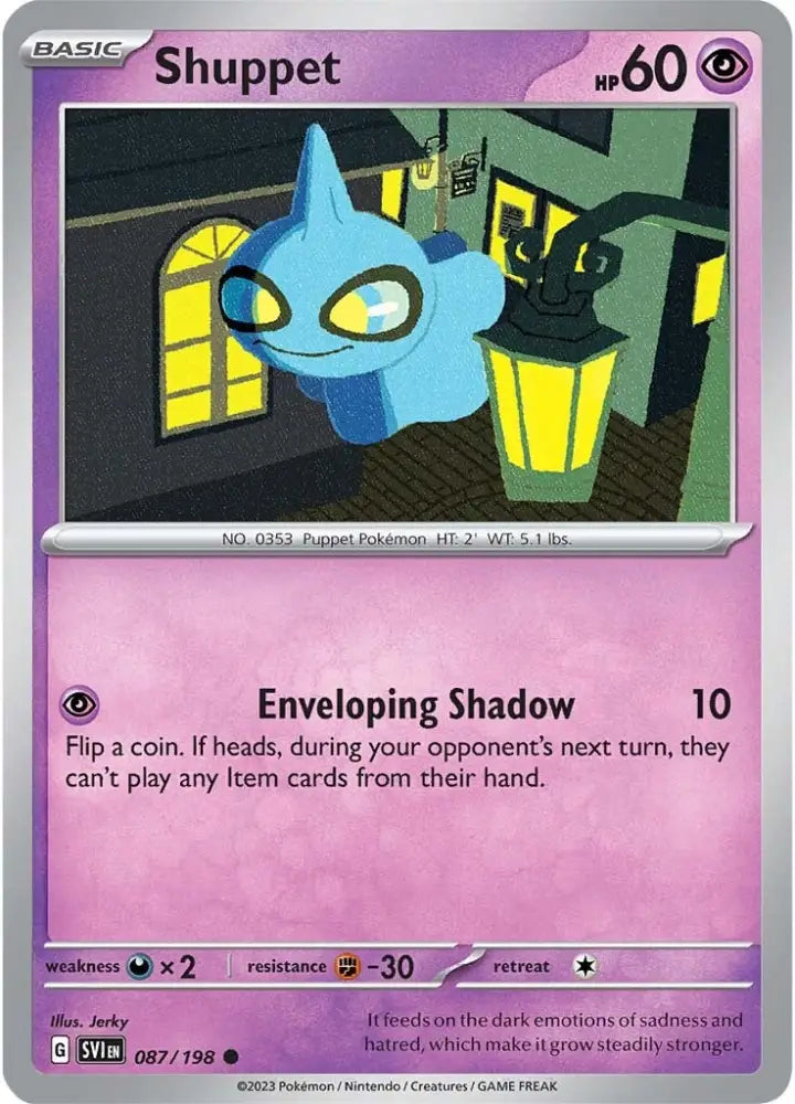 Shuppet (087/198) [Scarlet & Violet: Base Set] - Pokemon Single