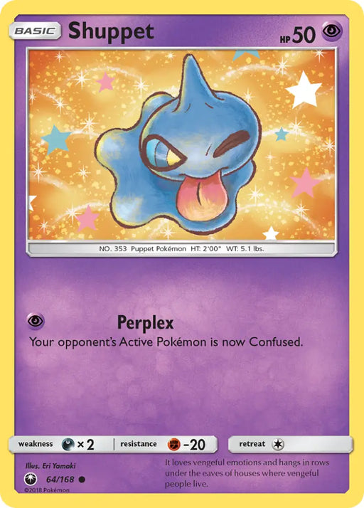Shuppet (64/168) [Sun & Moon: Celestial Storm] - Pokemon Single