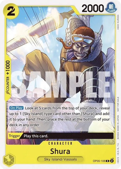 Shura (Tournament Pack Vol. 7) (OP05-106) [One Piece Promotion Cards]