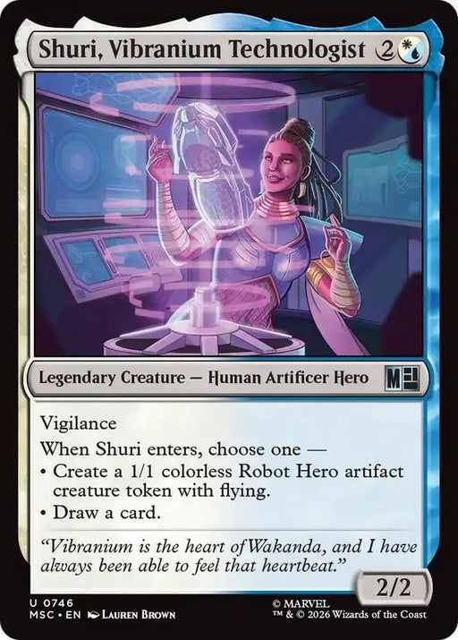 Shuri, Vibranium Technologist (746) [Marvel Super Heroes Commander]