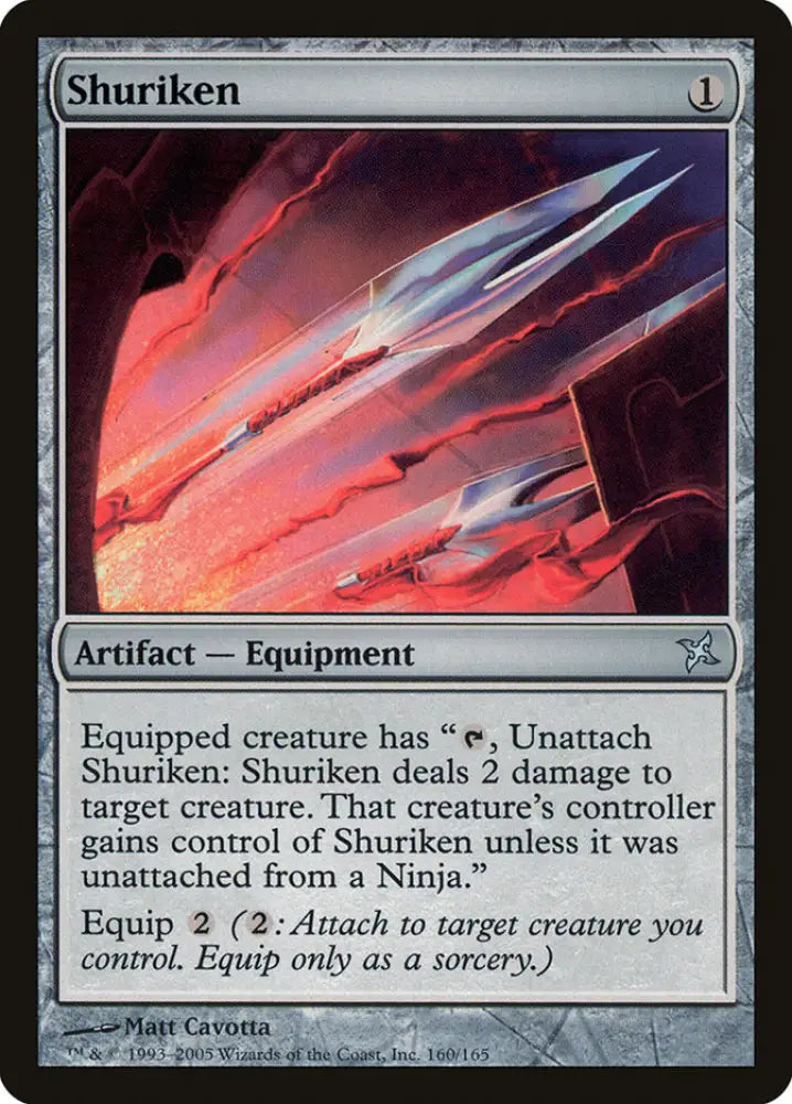 Shuriken [Betrayers of Kamigawa] - MTG Single
