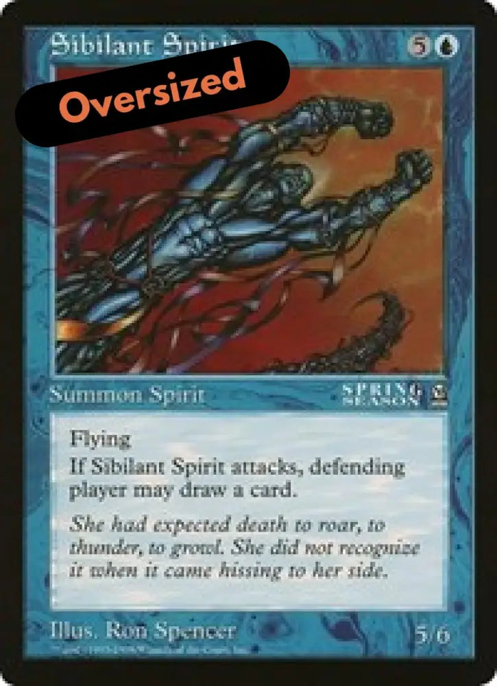 Sibilant Spirit (Oversized) [Oversize Cards] - MTG Single