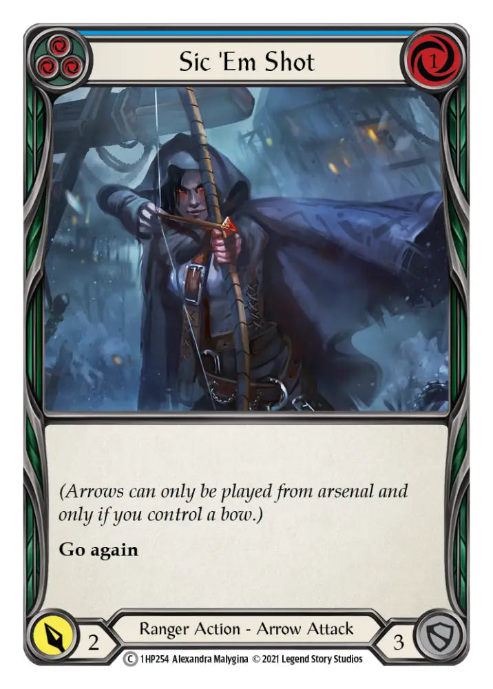 Sic ’Em Shot (Blue) [1HP254] (History Pack 1) - Flesh And Blood Single