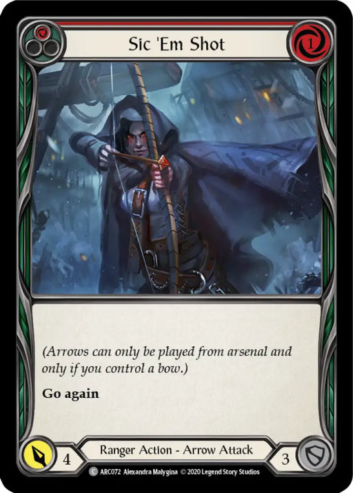 Sic ’Em Shot (Red) [Arcane Rising Unlimited] Unlimited Normal - Flesh And Blood Single
