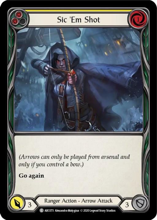 Sic ’Em Shot (Yellow) [Arcane Rising Unlimited] Unlimited Normal - Flesh And Blood Single