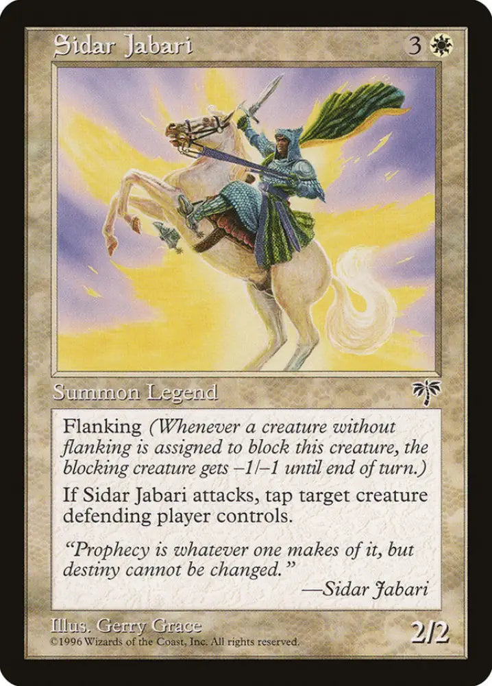 Sidar Jabari [Mirage] - MTG Single