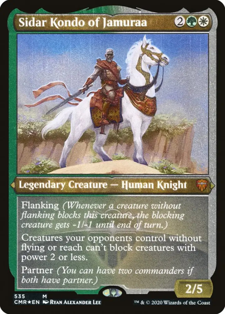 Sidar Kondo of Jamuraa (Etched) [Commander Legends] - MTG Single