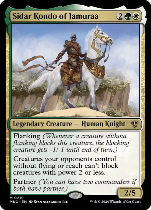 Sidar Kondo of Jamuraa [Murders at Karlov Manor Commander] - MTG Single
