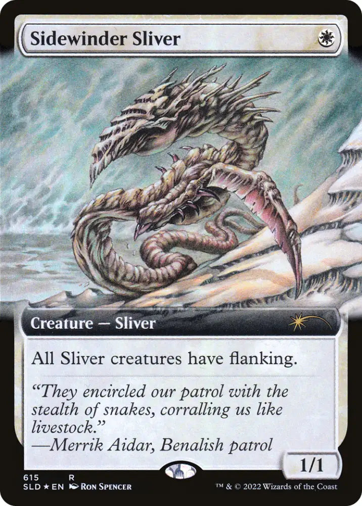 Sidewinder Sliver (Extended Art) [Secret Lair Drop Promos] - MTG Single