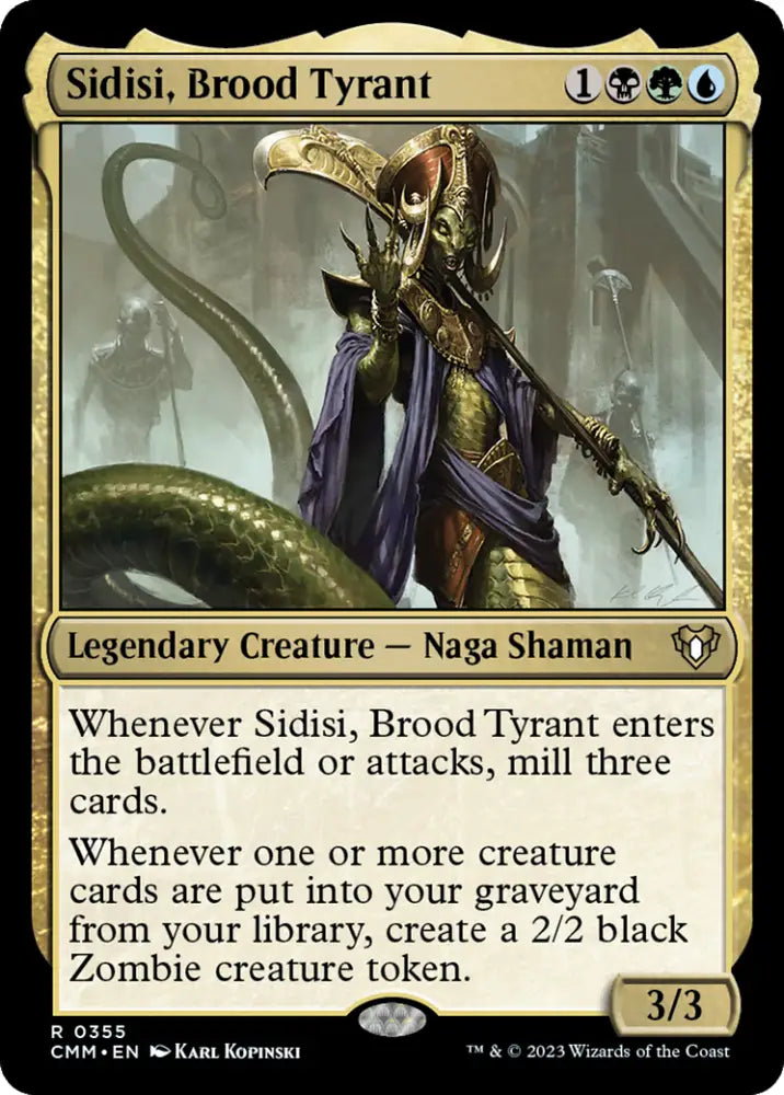 Sidisi Brood Tyrant [Commander Masters] - MTG Single