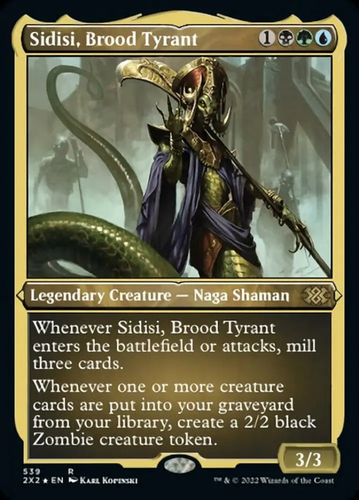 Sidisi Brood Tyrant (Foil Etched) [Double Masters 2022] - MTG Single