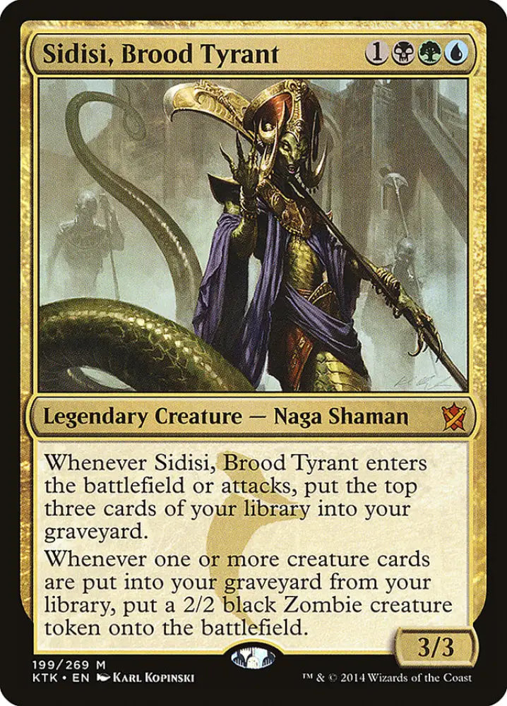 Sidisi Brood Tyrant [Khans of Tarkir] - MTG Single