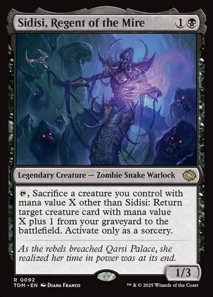 Sidisi, Regent of the Mire (92) [Tarkir: Dragonstorm]