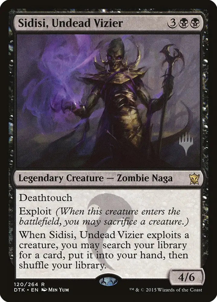 Sidisi Undead Vizier (Promo Pack) [Dragons of Tarkir Promos] - MTG Single