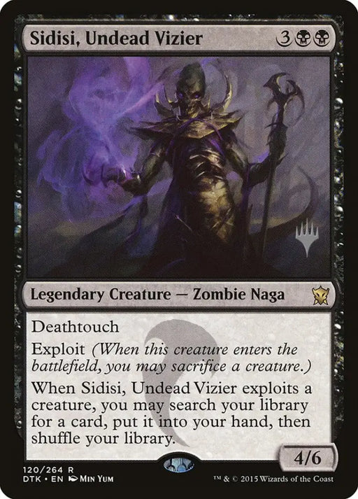 Sidisi Undead Vizier (Promo Pack) [Dragons of Tarkir Promos] - MTG Single