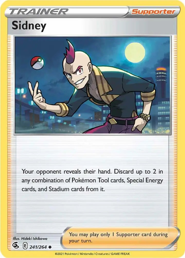 Sidney (241/264) [Sword & Shield: Fusion Strike] - Pokemon Single