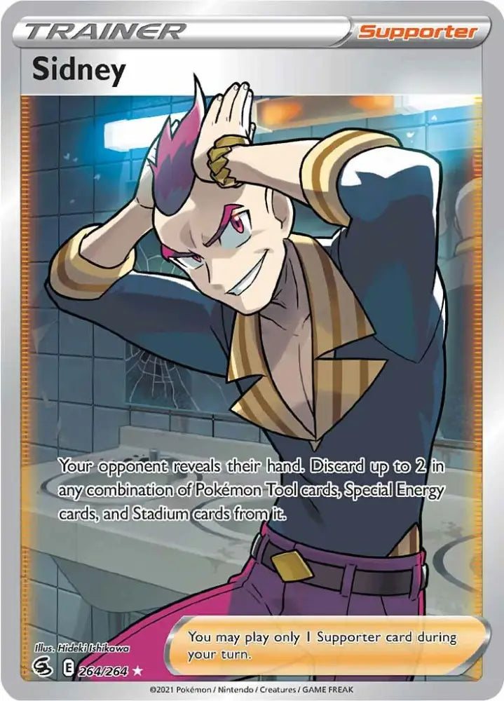 Sidney (264/264) [Sword & Shield: Fusion Strike] - Pokemon Single