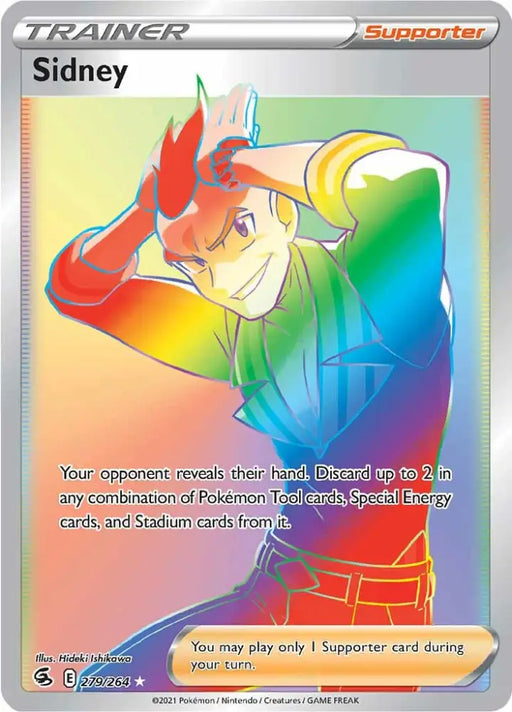Sidney (279/264) [Sword & Shield: Fusion Strike] - Pokemon Single
