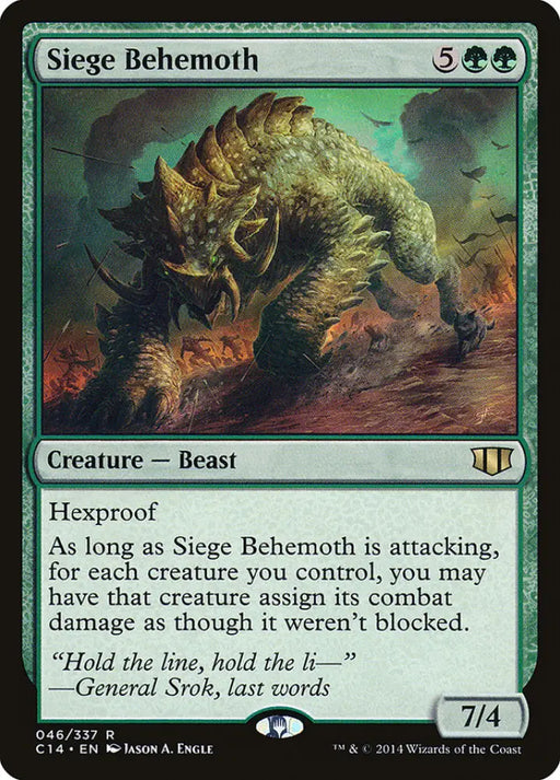 Siege Behemoth [Commander 2014] - MTG Single