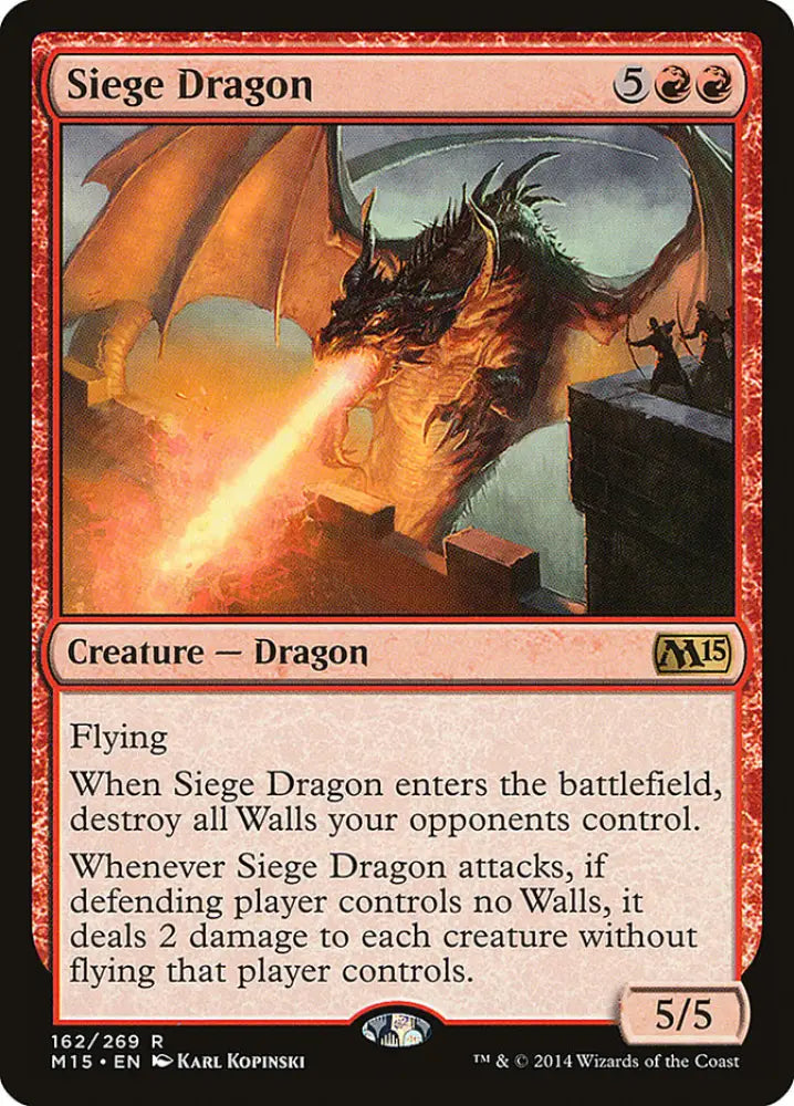 Siege Dragon [Magic 2015] - MTG Single