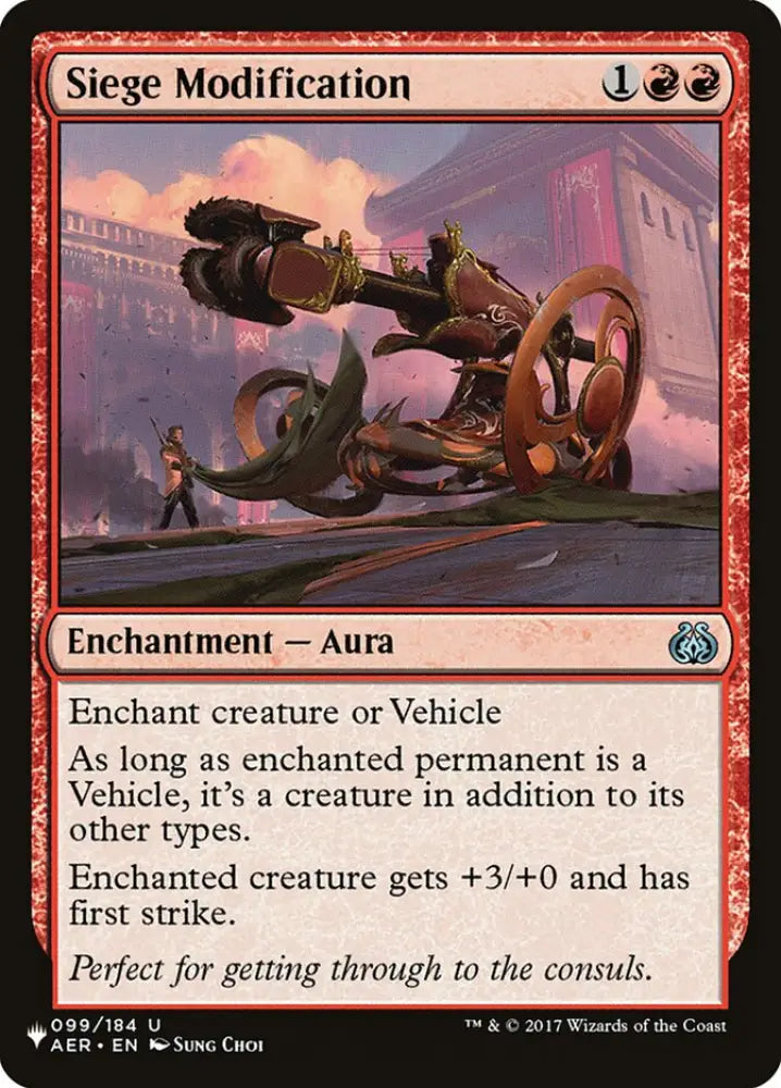 Siege Modification [The List] - MTG Single