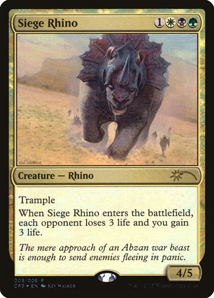 Siege Rhino [Magic Origins Clash Pack] - MTG Single
