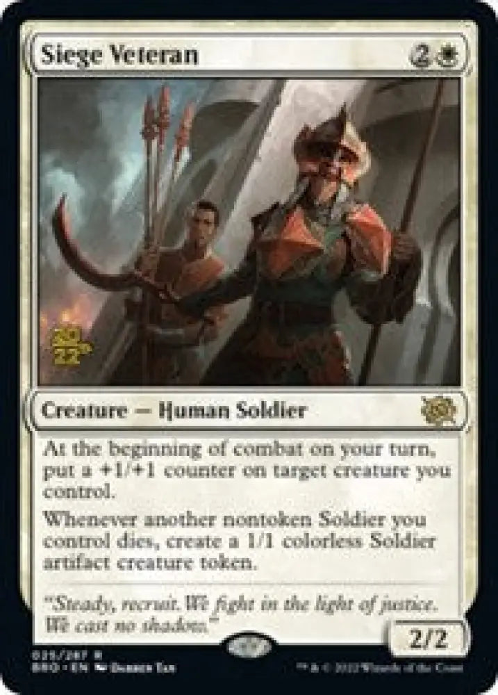 Siege Veteran (25) [Prerelease Cards]